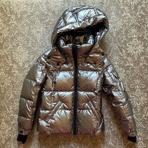 S13 New York size 4 metallic puffer jacket
